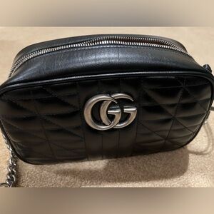 Black Quilted Leather Bag
